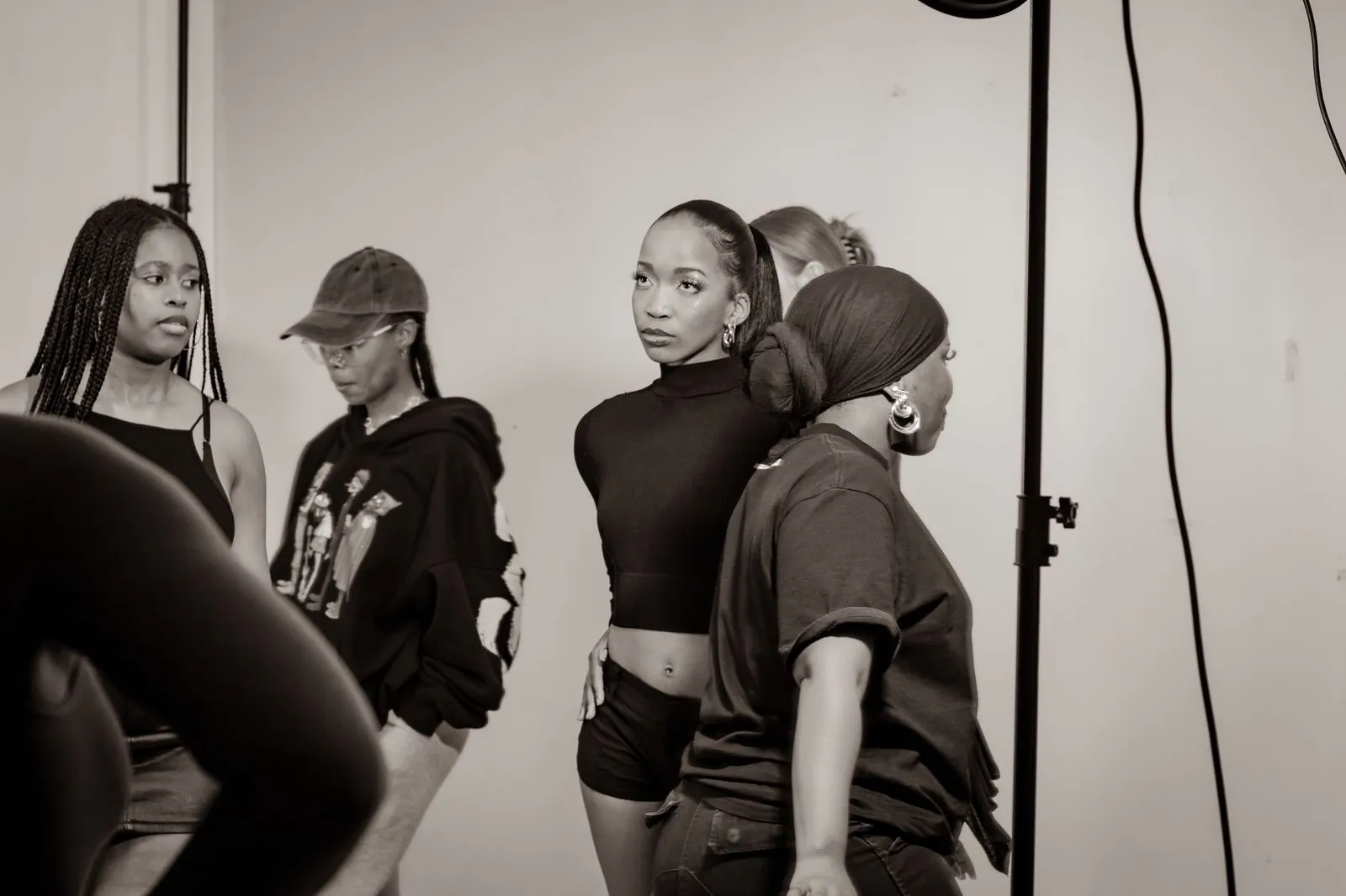 BTS: On set
