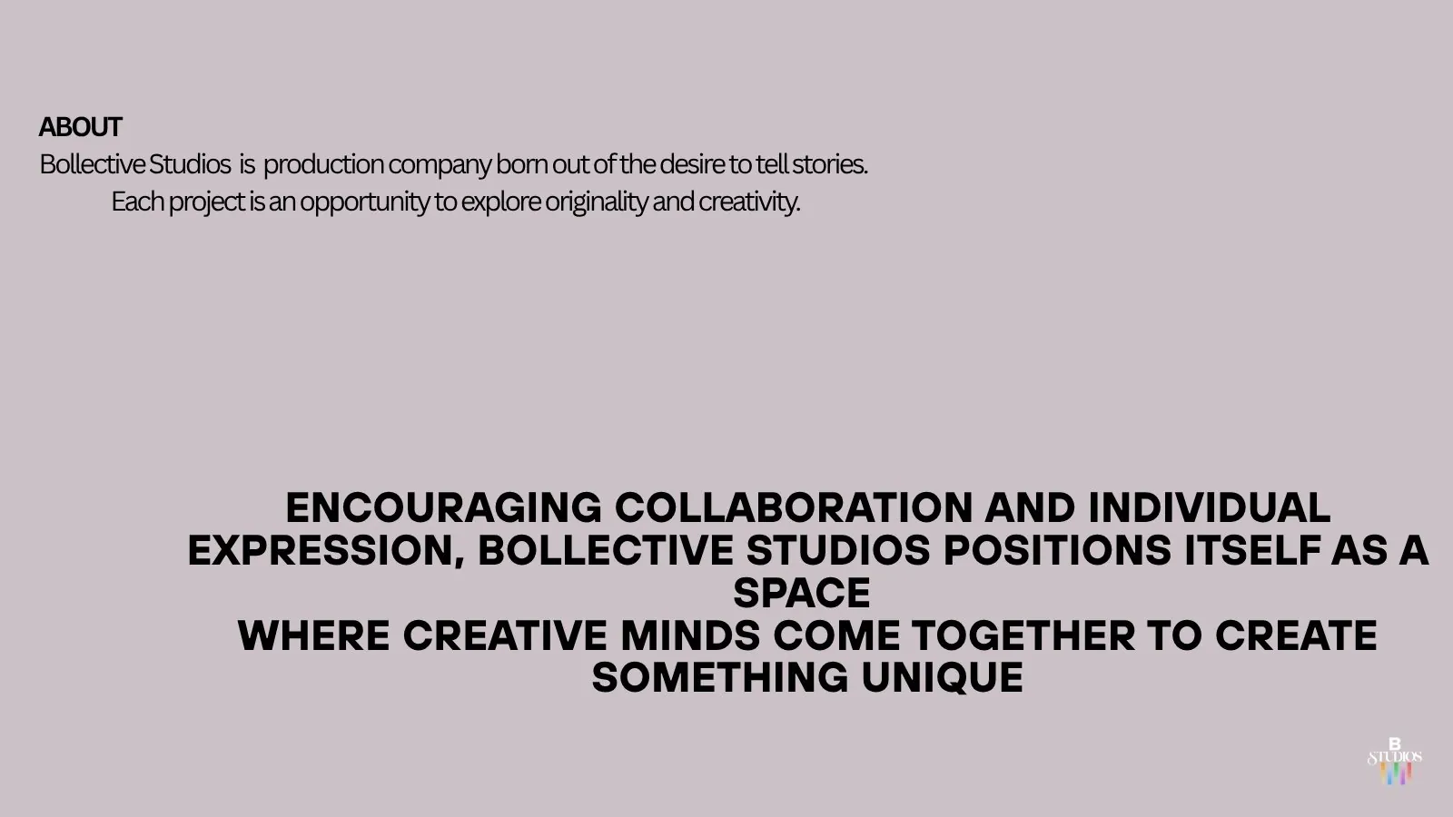 About the studio