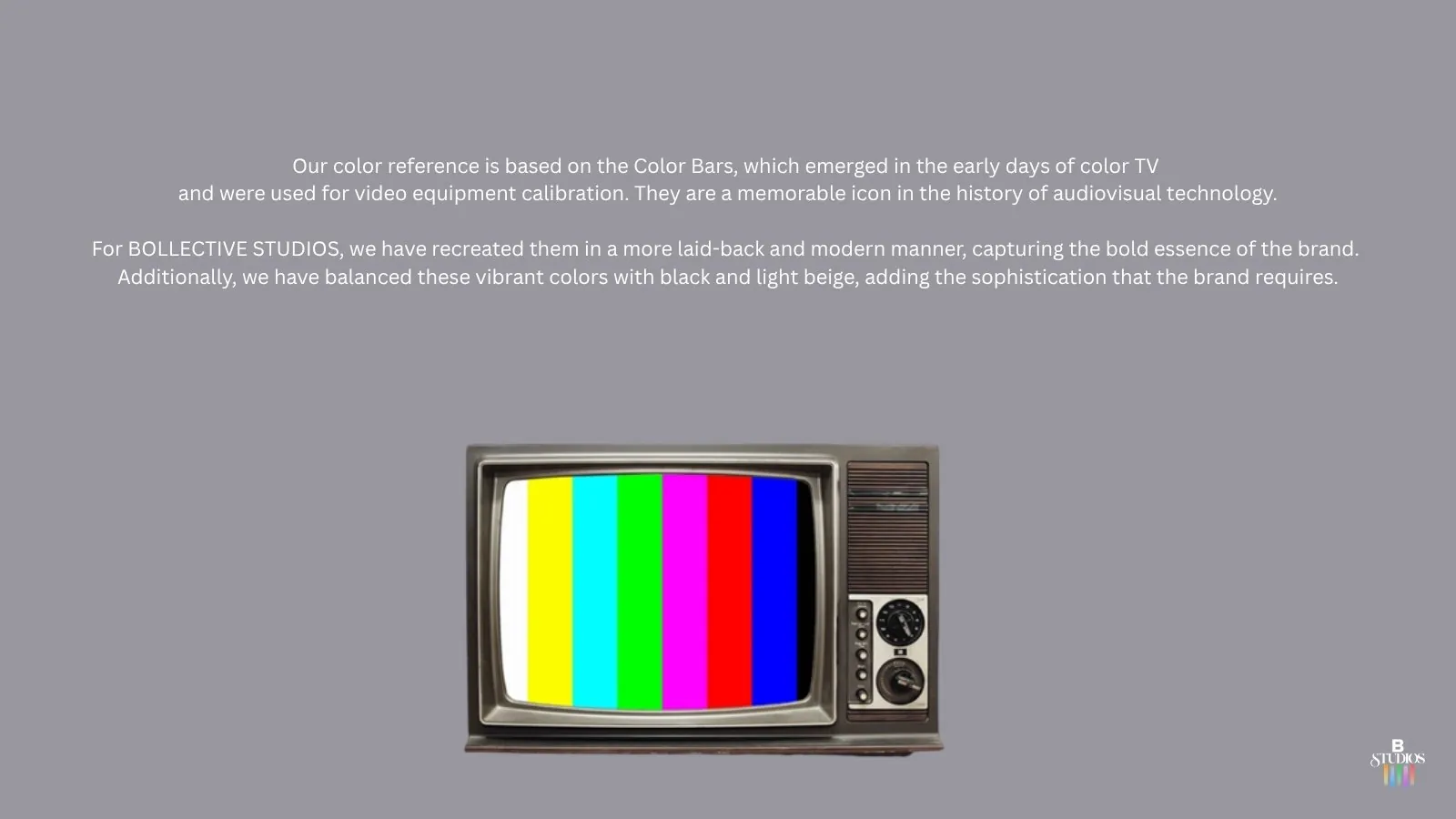 The colour bar reference