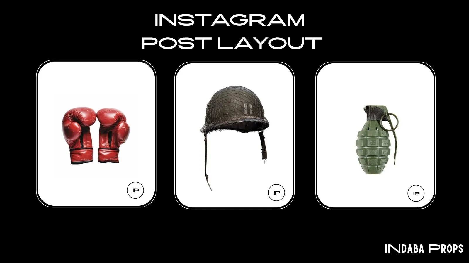 Instagram post layout